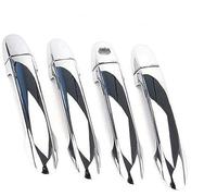 Wivplex Nuevo embellecedor de cubierta manija puerta cromada ABS, for Hyundai, Santa Fe 2007 2008 2009 2010 2011 2012 envío gratuito Cubierta para manija de puerta exterior de automóvil