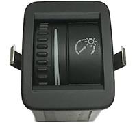Wivplex Nuevo interruptor de regulación de altura de faros delanteros for VW 5N (2008, 2010, 2012, 2013, 2015, 5N0941333, 5N0941334), accesorios for coche. Reemplazo del interruptor de los faros(BLACK