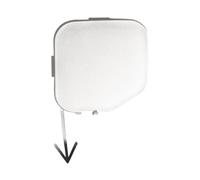 Wivplex Ojo de Remolque Tapa Cubierta Gancho Trasero, para Subaru, Forester, para Accesorios 2009-2013 57731sc050 Tapa de la Cubierta del Gancho de Remolque del automóvil(-Ice Silver Passenger)