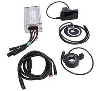 Wivplex Panel de visualización del controlador scooter eléctrico 36 V, 48 y 22 A con acelerador pulgar sensor asistencia pedal potencia 8 imanes Módulo controlador de scooter eléctrico