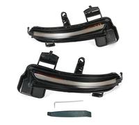 Wivplex Par de luces indicadoras espejo lateral lámpara dinámica, luz señal giro, for Skoda, for Octavia, Mk3 5E 2013-2017 2018 2019 Luz intermitente del coche
