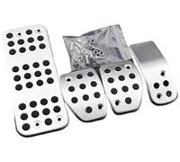 Wivplex Pedal de Freno de Gas, Cubierta modificada for reposapiés, for Peugeot 207, 301, 307, 208, 2008, 308 y 408 Pedal de Embrague para Coche(Black MT)