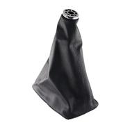 Wivplex Perilla de Palanca de Cambios Manual de Cuero y Cromo de 5 y 6 velocidades, Palanca de Cambios, for Toyota, Corolla, Estate E12 2001-2007 Polaina de Palanca de Cambios(Black Gear Boot)