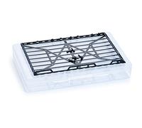 Wivplex Portaequipajes de Techo de Metal con Caja de Luces 1/24, for Axial, SCX24 AXI00002 RC Crawler Car, Piezas de decoración DIY Portaequipajes para Coches de Juguete(Without Lights)