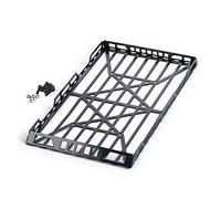 Wivplex Portaequipajes de Techo de Metal for Coche RC con Caja, for Axial, SCX24 AXI00002 1/24 RC Crawler Car, Piezas de decoración DIY Portaequipajes para Coches de Juguete
