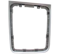 Wivplex Reemplazo, for VW, for Manual, for Golf 7 7.5, for Golf R, Perilla de Cambio de Marchas Izquierda, Soporte del Marco de la Palanca, Perilla de Cambio Circular 5GG713203 Embellecedor del Marco