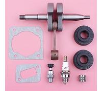 Wivplex Sello de Aceite del cigüeñal, for Husqvarna, 340 345 350, Junta de silenciador de Cilindro, válvula de descompresión, Pieza de Repuesto for Motosierra Kit de silenciador para Motosierra