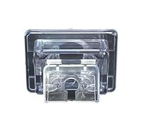 Wivplex Soporte de cámara de Vista Trasera de Coche, Carcasa de Luces de matrícula, for Mercedes-Benz, Clase C W204 C180 C200 C280 C300 C350 2007-14 Soporte de cámara Trasera para vehículo(1 Piece)