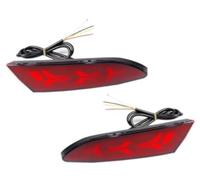 Wivplex Tail Light Rear Lamp 2Pcs, para Ford, para Focus 3, for Sedan, for Hatchback Bumper Reflector Lights Function As Brake Fog Lamps and Turn, for Signal 11-14 car rear reflect (Red Lens)