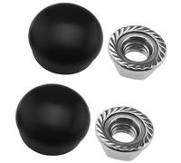 Wivplex Tapa base de limpiaparabrisas de coche 2 juegos de kit cubierta pernos del brazo limpiaparabrisas delantero 1J0955205A/133955435/955203005, para Vw, para Transporter T4 T5 T6