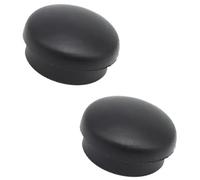 Wivplex Tapa base de limpiaparabrisas de coche Cubierta de balancín del perno la tuerca brazo limpiaparabrisas delantero, para Seat, para Altea 2004-2015(BLACK 2Pc)