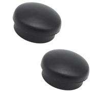 Wivplex Tapa base de limpiaparabrisas de coche Cubierta de balancín del perno la tuerca brazo limpiaparabrisas delantero, para Tt 8N 8J 8S 2003-2018(BLACK 2Pc)