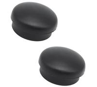 Wivplex Tapa base de limpiaparabrisas de coche Escobillas de limpiaparabrisas Coche Universales, Parabrisas Delantero, Tuerca del Brazo, Perno, Cubierta balancín, para Amarok, para Beetle(BLACK 2pc)
