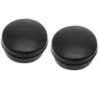 Wivplex Tapa base de limpiaparabrisas de coche Perno de tapa la tuerca del brazo limpiaparabrisas delantero coche, 2 uds., para accesorios automóvil lavaparabrisas 983804H050(BLACK 2Pcs)