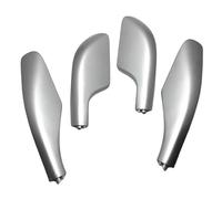 Wivplex Tapas de carcasa de cubierta de extremo de riel de techo de plástico ABS plateadas, for TOYOTA, for Land Cruiser LC100 1998-2001 2002 2003 2004 2005 2006 2007 Portaequipajes para techo de coch