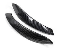 Wivplex Tirador de fibra carbono para manija puerta interior coche, para Bmw 3 4 para Series F30 F80 F31 F32 F33 F34 embellecedor del marco de la manija de la puerta del coche(BLACK Outer Cover 2pcs)