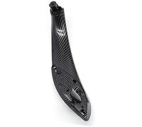 Wivplex Tirador de fibra carbono para manija puerta interior coche, para Bmw 3 4 para Series F30 F80 F31 F32 F33 F34 embellecedor del marco de la manija de la puerta del coche(BLACK Inside Front Left)