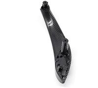 Wivplex Tirador de fibra carbono para manija puerta interior coche, para Bmw 3 4 para Series F30 F80 F31 F32 F33 F34 embellecedor del marco de la manija de la puerta del coche(BLACK Inside Rear Right)