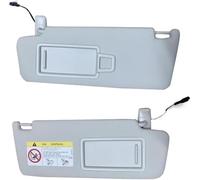 Wivplex Visera de Techo automática Espejo de Maquillaje Interior Gris para Visera Interior de Coche, para Skoda para Octavia 3(Black Left and Right)
