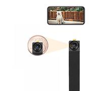 WIWACAM MW3 Mini Cámara, HD Pequeña Cámara de Vigilancia con APP, Cámara de Seguridad Portátil Interior con Detector de Movimiento, Wifi IP Cámara Vídeo, Soporte en Alemania