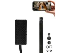 WIWACAM MW5L Camara Espia 2K Ultra HD WiFi, Camara para Ver En El Movil, Batería de 800 mAh, Interior Mini Cámaras, Detección de Movimiento, Soporte para Tarjeta MicroSD (Sin Visión Nocturna)