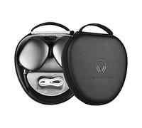 WIWU Funda para AirPods MAX con Modo de suspensión, Funda Inteligente Mejorada para Auriculares, Funda de Transporte de Viaje Ultrafina con energía Permanente, Bolsa de Almacenamiento rígida (Negro)