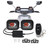 WIYETY 12-36 V ojos de diablo luz dinámica: 6 modos LED ojos luces decorativas, mando a distancia para faros, interruptor de faro, dinámico LED ojos faros para motocicleta scooter eléctrico triciclo