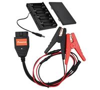 WIYETY 12 V OBD2 ECU Cable de alimentación de emergencia: protección de corriente de emergencia, ahorro de memoria, cambio de batería con pinza de cocodrilo, fuente de alimentación de emergencia