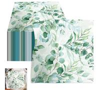 WIYETY 120 servilletas de eucalipto: servilletas verdes para decoración de mesa, servilletas vintage para boda, servilletas de papel de eucalipto para bodas, jardín, fiestas