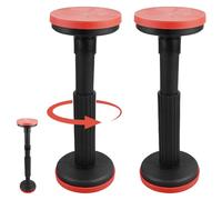 WIYETY 2 barras telescópicas de soporte telescópico, sistema de soporte ajustable de 18 a 45 cm, soporta hasta 400 kg de soportes telescópicos, para armario, sofá, armarios de pared, armarios de baño