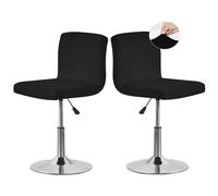 WIYETY 2 fundas para taburetes de bar: fundas elásticas con respaldo, fundas para taburetes de bar, fundas para taburetes de bar, fundas para taburetes de bar, fundas para taburetes de bar altos