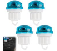 WIYETY 4 indicadores electrónicos de picada de pesca, indicador de picada LED, con sensor de movimiento, alarma electrónica de picada equipada, para pesca de día y noche