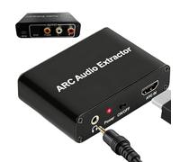 WIYETY Adaptador HDMI ARC de 192 kHz, aleación de aluminio, extractor de audio HDMI ARC, adaptador de chip de importación HDMIARC, retorno de audio 7200-ARC, convertidor DAC para amplificador, altavoz