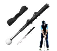 WIYETY Ayuda retráctil para entrenamiento de golf: ayuda de entrenamiento ajustable de 39 a 66 cm, entrenamiento de fuerza de golf para principiantes, práctica de entrenamiento en interiores
