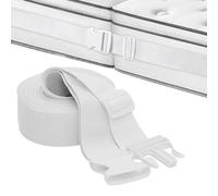 WIYETY Blanco Soporte para Colchón: Puente de Cama Conectar Dos Colchones Gran Superficie de Descanso Ajustable Puente del Amor Conector de Colchón Puente de Amor de Cama Cuña de Colchón