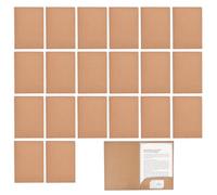 WIYETY - Carpeta de papel de estraza para presentación, 20 unidades, carpeta con bolsillo, juego de carpetas, carpeta de presentación con ranura para tarjetas de visita para archivos, reuniones