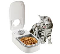 WIYETY Comedero automático para mascotas, alimentación automática para perros y gatos, comedero automático con temporizador de 48 horas, comedero para gatos y perros (350 ml)