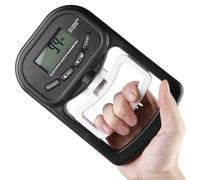 WIYETY Dinamómetro Digital 180kg Dispositivo de medición electrónico Pantalla LED Accionamiento USB Inteligente y Sensible (negro)