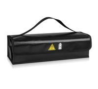 WIYETY Ebike - Bolsa de batería ignífuga hasta 1000 °C, resistente al agua y a prueba de explosiones Lipo Safe Bag para almacenamiento, transporte, carga para almacenamiento, transporte y carga