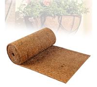 WIYETY Esterilla de coco de fibras de coco: 30 x 200 cm, protección contra el frío, rollo de revestimiento de coco, alfombrilla de coco para plantas con látex, alfombra para reptiles, protección