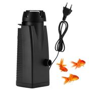 WIYETY Filtro de skimmer para acuario de 4 W: bomba de filtro de 500 L, separador rápido de esponja orgánica para acuario, filtro eléctrico USB para acuarios de limpieza de superficies