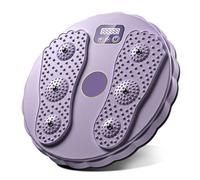 WIYETY Giro de cintura con contador, disco giratorio antideslizante para masajear caderas y movimiento de cintura, capacidad de carga