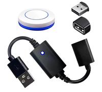 WIYETY Interruptor USB: mando a distancia USB, interruptor de control remoto, luz nocturna de 5 V, ventilador de luz LED, interruptor de control remoto inalámbrico con mando a distancia, adecuado para