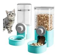 WIYETY Jaula colgante dispensador de agua para conejos comederos: colgante para cobayas, comedero para mascotas, dispensador automático de alimentos para gatos, conejos, perros, cobayas
