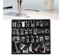 WIYETY Juego de prensatelas para máquina de coser: 32 piezas prensatelas multifuncional, juego de accesorios para máquina de coser para Singer/Brother/Babylock/Necchi/New Home/Janome/Elna/Toyota