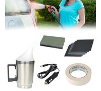 WIYETY Juego de preparación de faros, juego de pulido de faros, juego de reparación de faros, juego de vaporización de faros para coche, kit de renovación de vapor, para amarillear, arañazos, manchas,