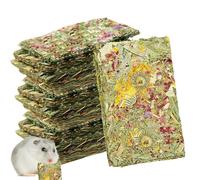 WIYETY Juguetes para masticar de conejo, 15 unidades Timothy Herbal Floral Delicias Naturales de Conejo, Snack Comida Molar Accesorios para Chinchilla, Hamster, Conejo Snacks