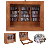 WIYETY Librería Anxiety Bookshelf en miniatura con 200 adornos pequeños para libros como regalo para aliviar el estrés, decoración para el hogar, salón, color marrón