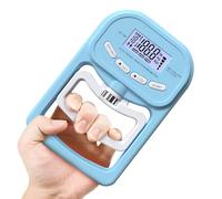 WIYETY Medidor electrónico de fuerza de agarre: 396 lb/180 kg, dinamómetro de mano, dinamómetro de mano, pantalla LED, con cable de carga USB, color azul