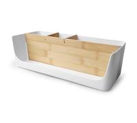 WIYETY Organizador de escritorio con mando a distancia: organizador de mesa con 4 bolsillos, almacenamiento remoto de plástico, organizador de escritorio para mandos a distancia, artículos de